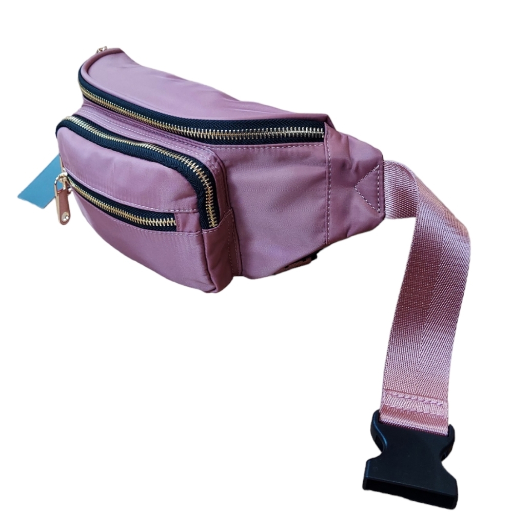 Womens Chest Bag Fanny Pack Shoulder Crossbody Bag Pink Waist Belt Messenger Bag